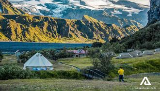 camping base in basar thorsmork