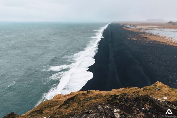 Black beach in Dyrholaey