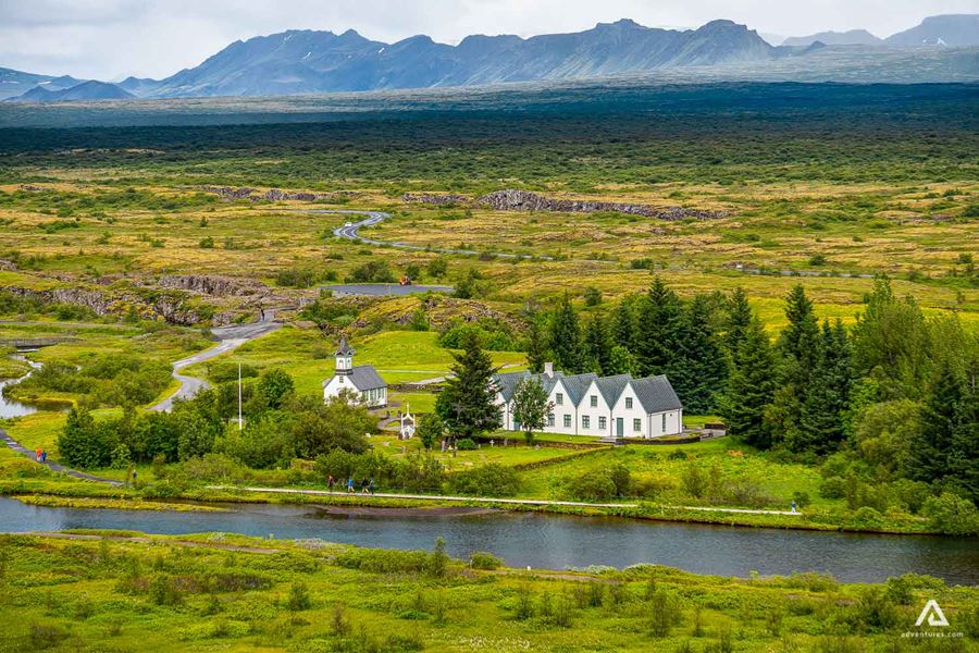 Thingvellir National Park Panorama