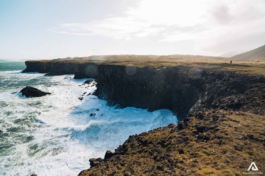 Sea cliffs of Snaefellsnes Peninsula 