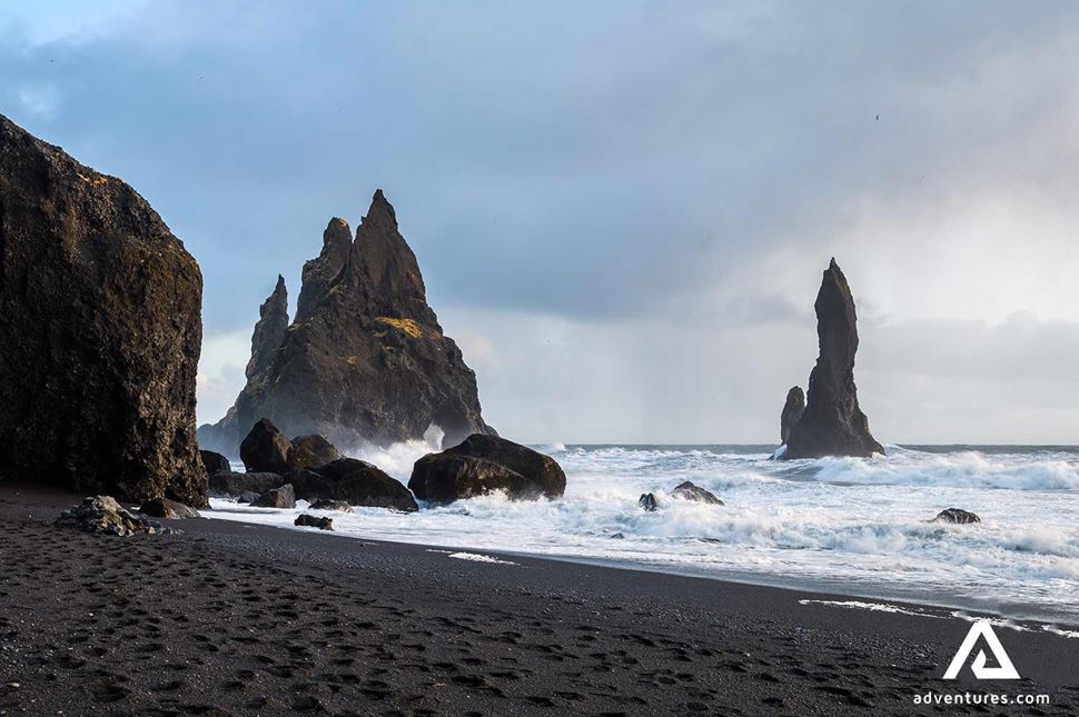 Reynisfjara Black Sand Beach in Iceland