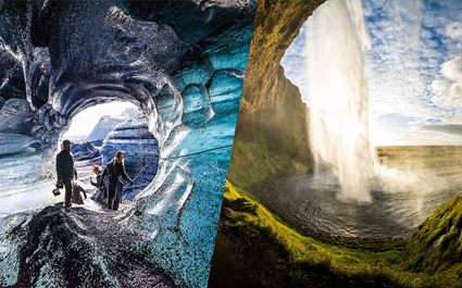 Jokulsarlon, Côte Sud et Spéléologie glaciaire