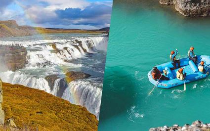 Hvita River Rafting & Golden Circle Combo Tour 