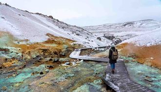 seltun krysuvik geothermal area in reykjanes