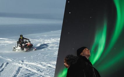 Langjökull Glacier Snowmobiling & Northern Lights Tour from Reykjavik