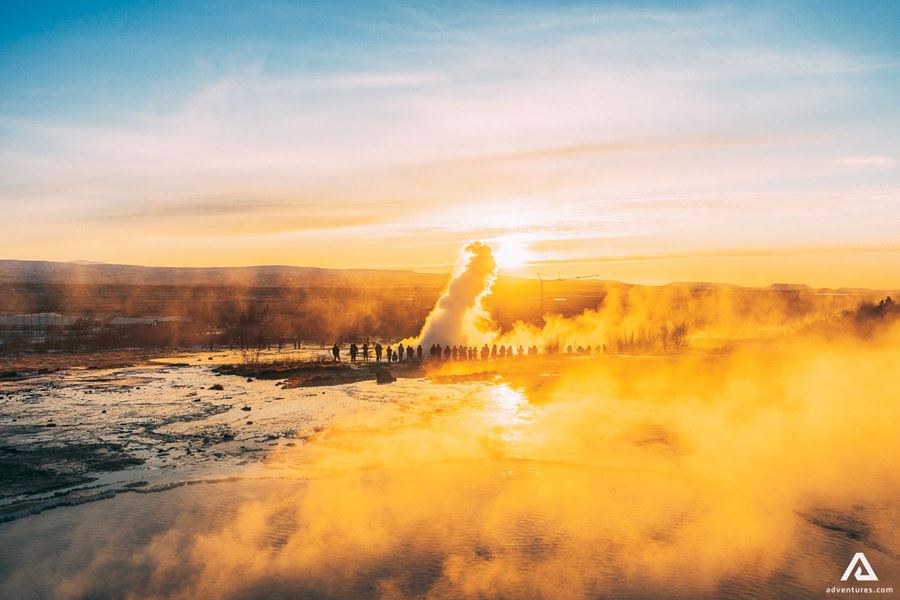 Strokkur geysir, Golden Circle
