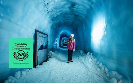 Into the glacier - World's Largest Ice Tunnel