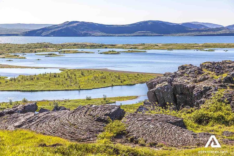 lake in thingvellir view