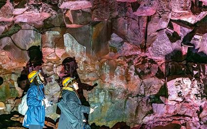 Raufarhólshellir Lava Caving