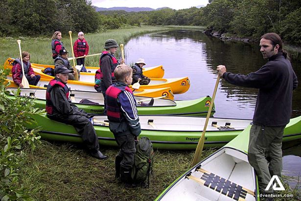canoeing tour in Norway