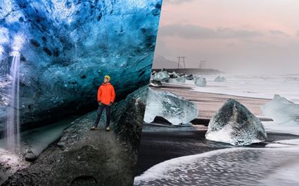 2 Day South Coast, Jokulsarlon Glacier Lagoon & Ice Cave Tour