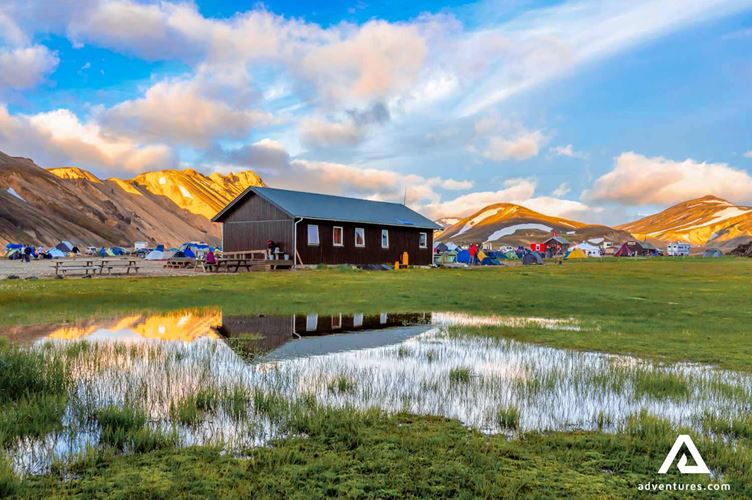 information center in landmannalaugar highlands