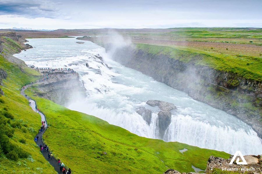summer view of gullfoss